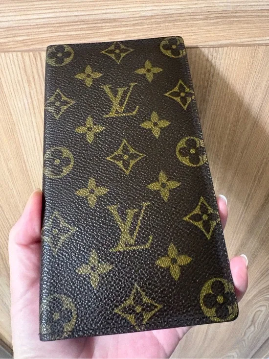 Authentic Louis Vuitton monogram long bifold wallet