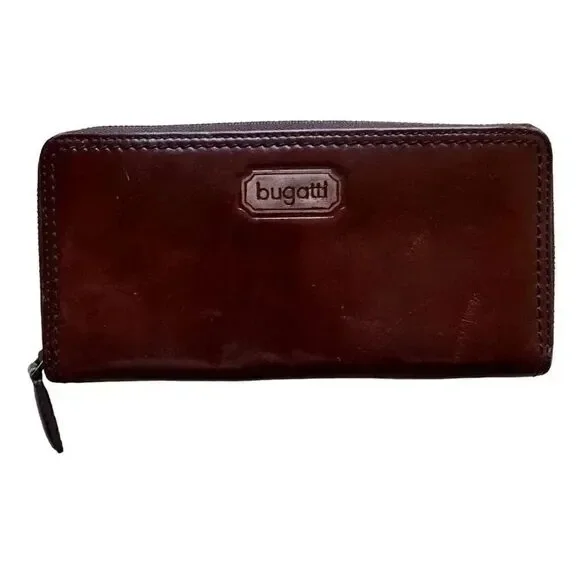 Bugatti Vintage Leather Soft Women’s Long Wallet Organizer
