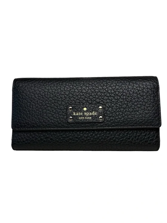 Kate Spade Bay Street Sandra Pebbled Leather Trifold Wallet NWOT