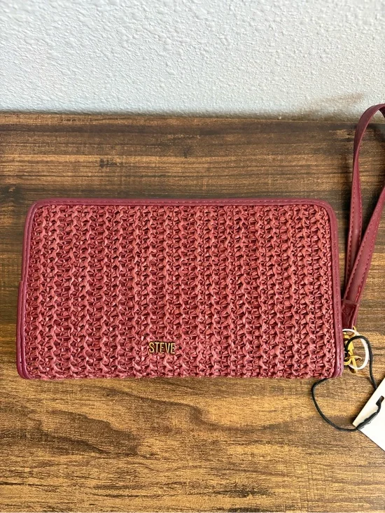 Steve Madden Woven Wristlet Wallet