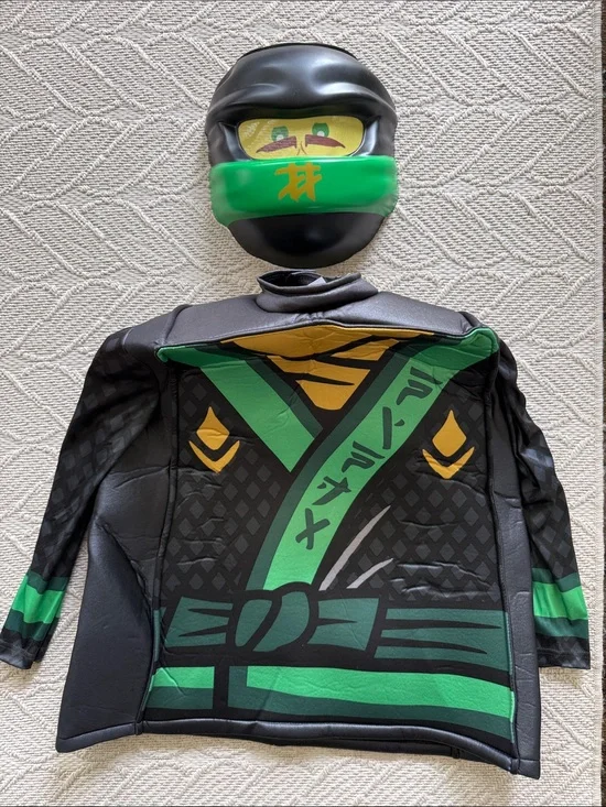 LEGO Ninjago Movie Lloyd Green Ninja Kids Costume - Size Large