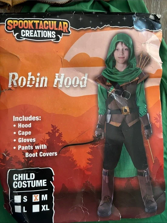 Robin Hood Kids Costume - Green