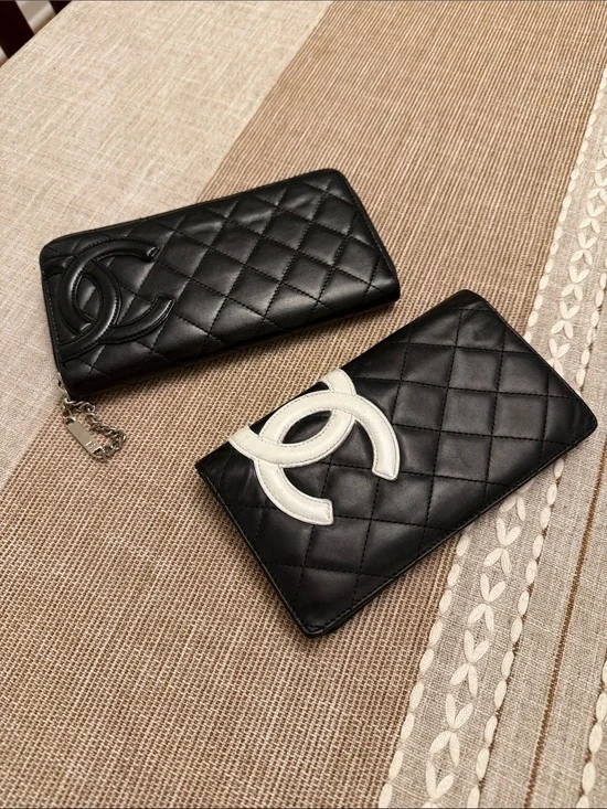 Chanel Cambon and Chanel Zippy Wallet Bundle