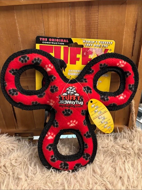 NWT Tuffy 3 way tug dog toy