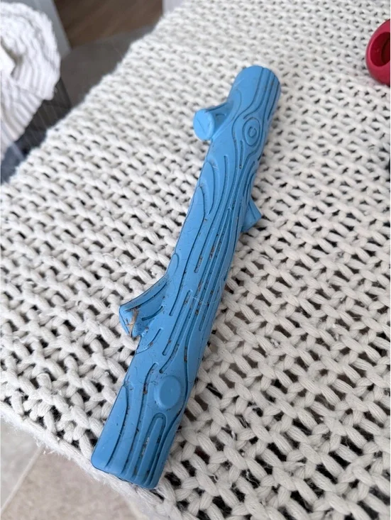 Blue Rubber Stick Dog Toy – Fetch & Chew Toy