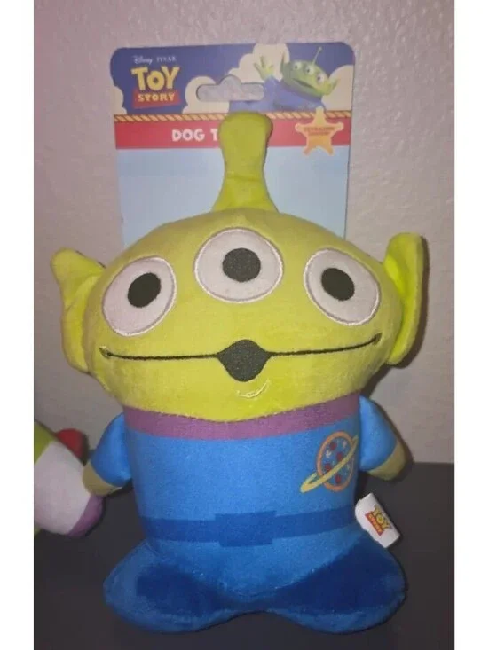DISNEY PIXAR TOY STORY PLUSH DOG TOY LITTLE GREEN ALIEN NEW