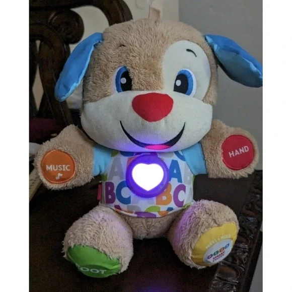 Fisher-Price Laugh & Learn Smart‎ Stages Puppy Musical Plush Toy for Kids -Works