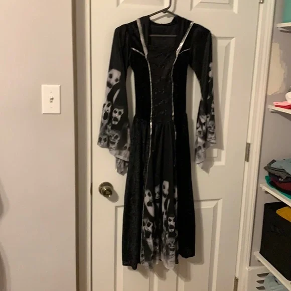 Halloween Costume -Skeleton Ghost Witch Costume for Girls