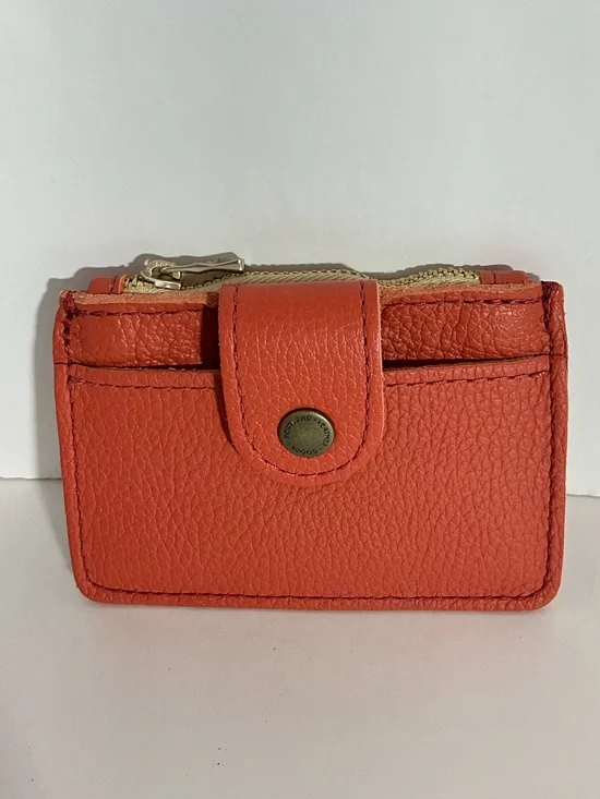 Portland Leather Sabrina Wallet in Coral-NEW