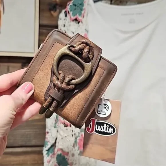 Nwt woman’s Justin's wallet western