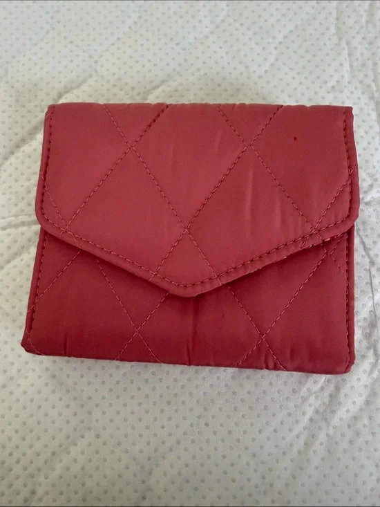 Vera Bradley Rose Pink Envelope Wallet - Women's Compact Fold