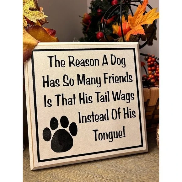 Wooden‎ Sign Dog Lover Gift