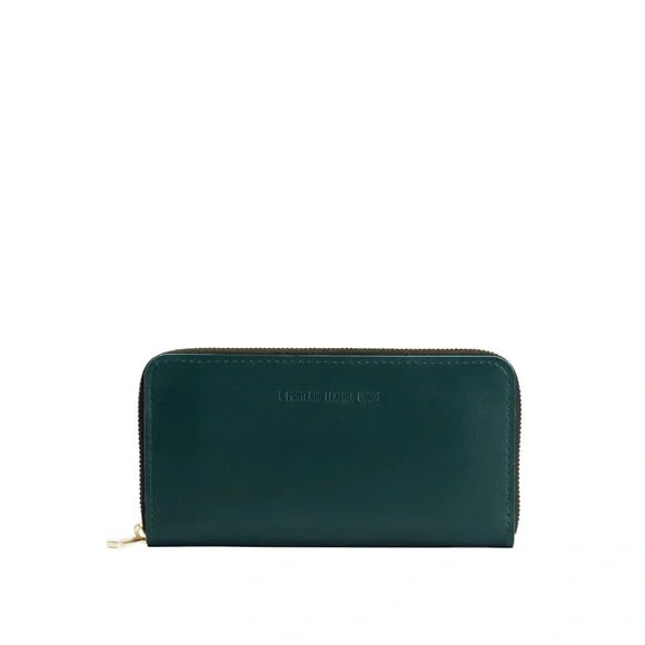 Portland Leather Harbor Zip-Around Leather Wallet