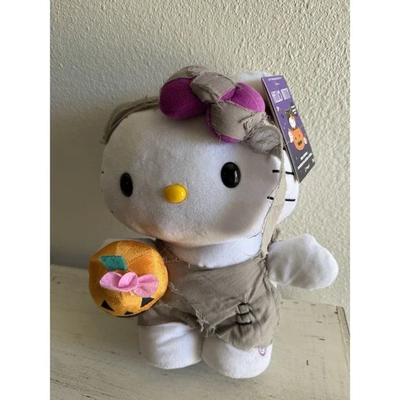 HELLO KITTY MUMMY W/ PUMPKIN SIDE STEPPER ANIMATED PLUSH‎ 13