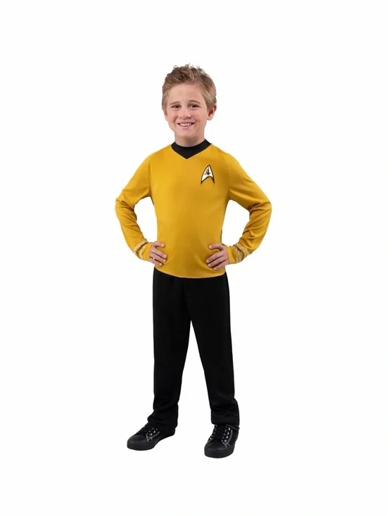 Jazwares Star Trek Captain👨‍✈️Kirk Child👦🏻Halloween🎃Costume Sz S (6/7)