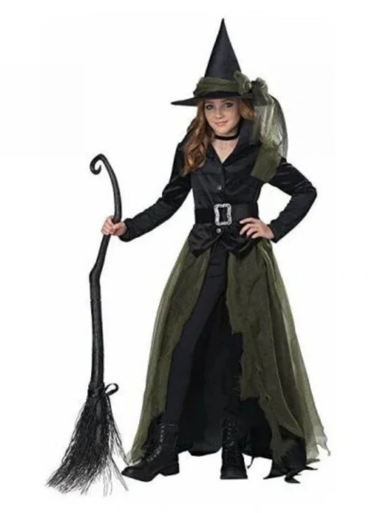 California Collections Cool Witch Costume Size Medium 8/10