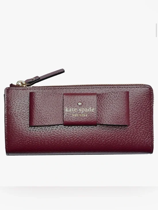 KATE SPADE ♠️ New York 🍒 CHERRYWOOD 🍒 NISHA MATTHEWS STREET WALLET 🌟EUC🌟