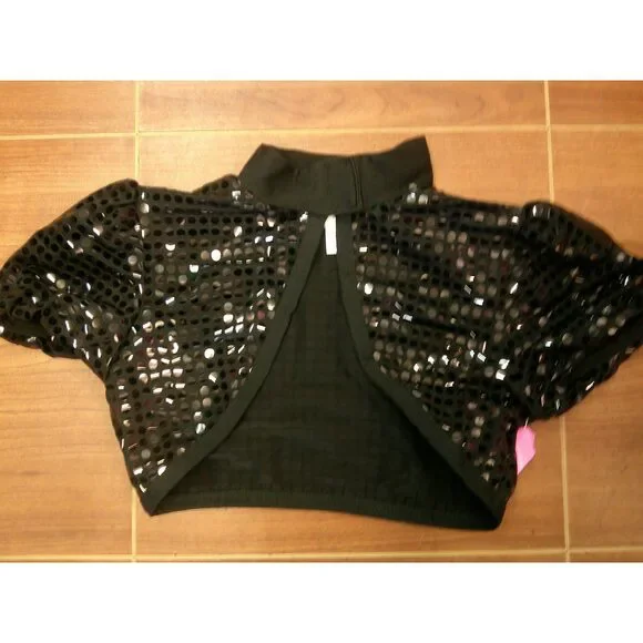 Pre-Owned Dance Shrug Top Sparkle Costume Wish Come True V1900 Vest