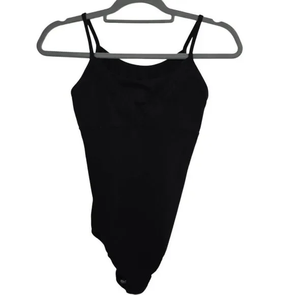 More Than Magic Girl's Size 14/16 Black Cotton Dance Leotard
