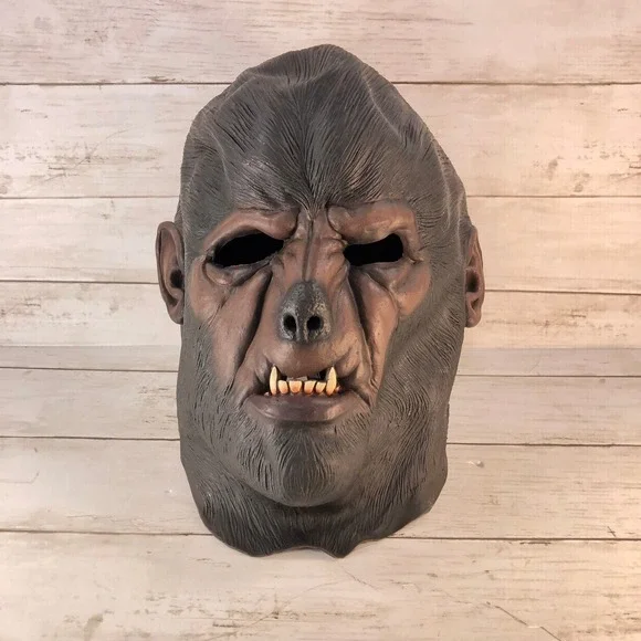 Vintage 1997 Wolfman Mask Universal Monsters Paper Magic Group Latex Horror Bro