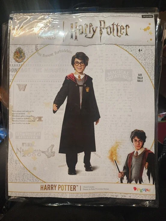 NWT Wizarding World Harry Potter Gryffindor Robe Child Cosplay Halloween Costume