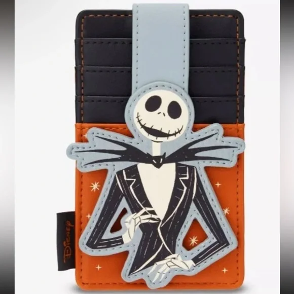 Disney Loungefly Jack Skellington Card Holder