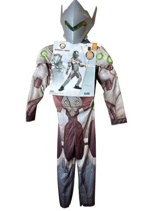 Overwatch Genji Costume For Kids With Mask Size M (7-8) Disguise Brand