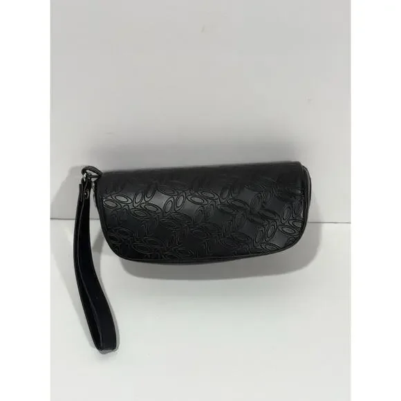 Oakley Logo Black‎ Soft Shell Zip-Around Glasses Sunglasses Case Wristlet