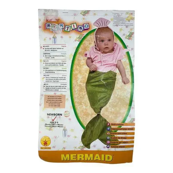 Rubie's Mermaid Baby Infant Size Newborn 0-6 Months Halloween Costume