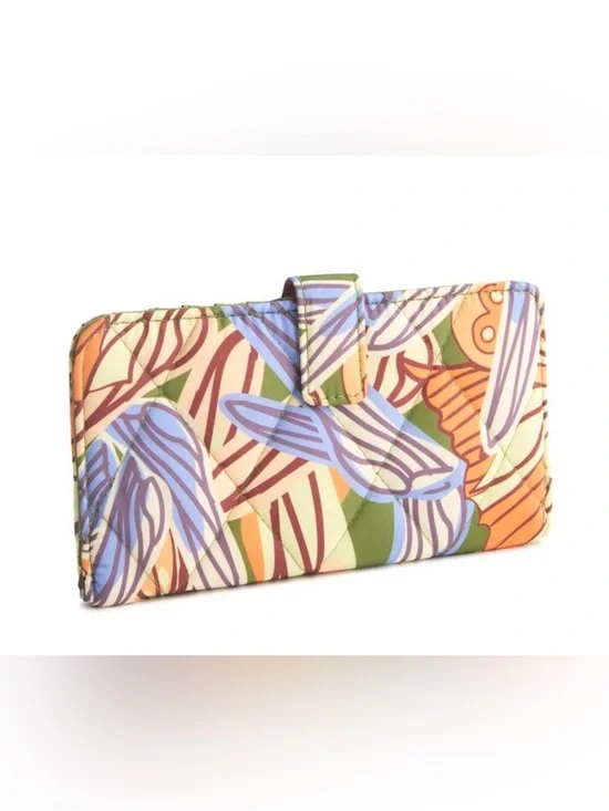 Vera Bradley Medium Essential Tab Wallet - Dragonfly By