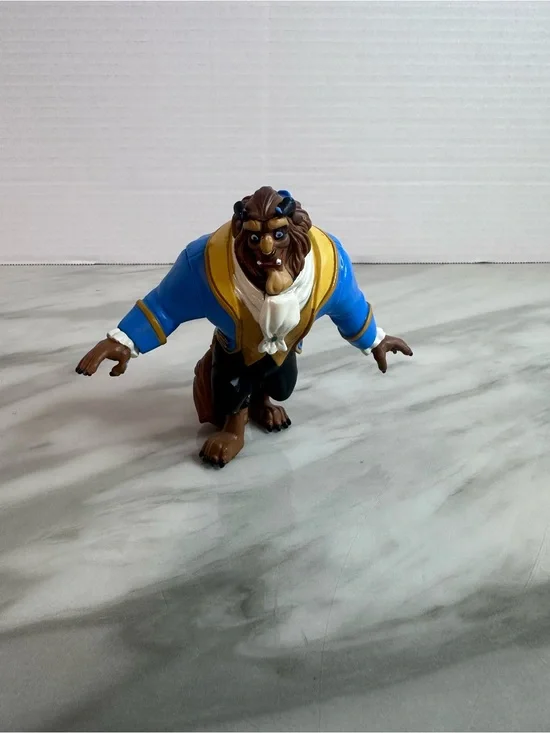 Disney Blue and Gold Beast Costume Figure