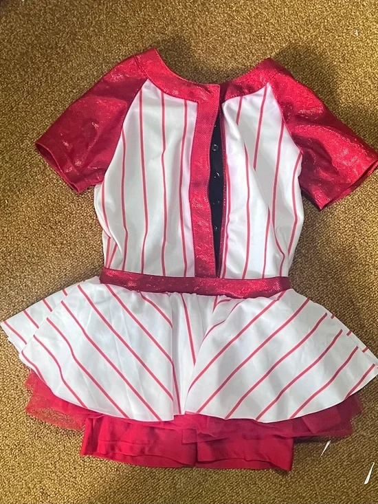Revolution Dancewear Baseball Costume- Red