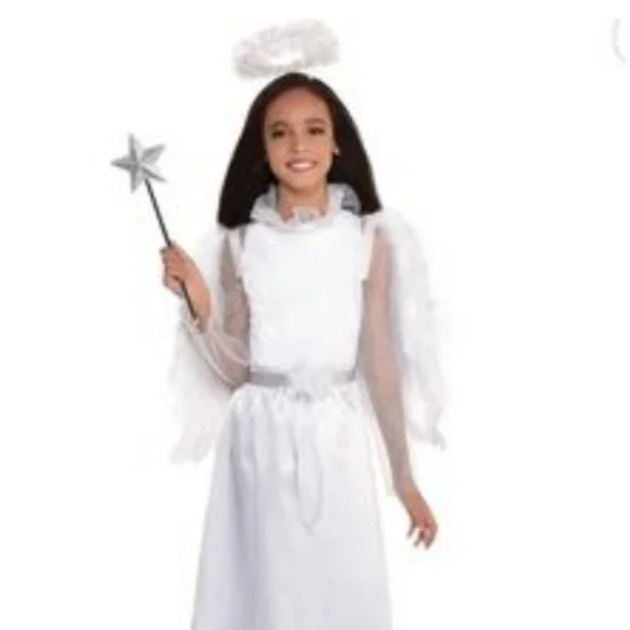 Starlight Angel White  Christmas  Costume for Kids