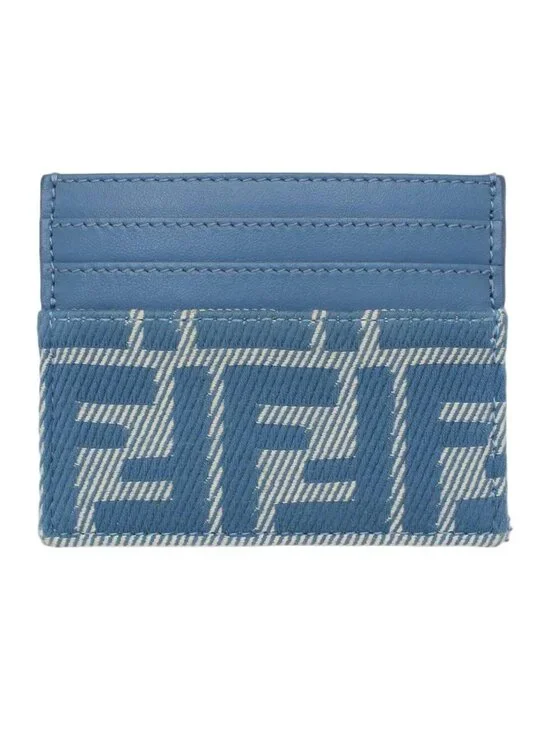 Fendi Baguette FF Jacquard Card Case Business Holder