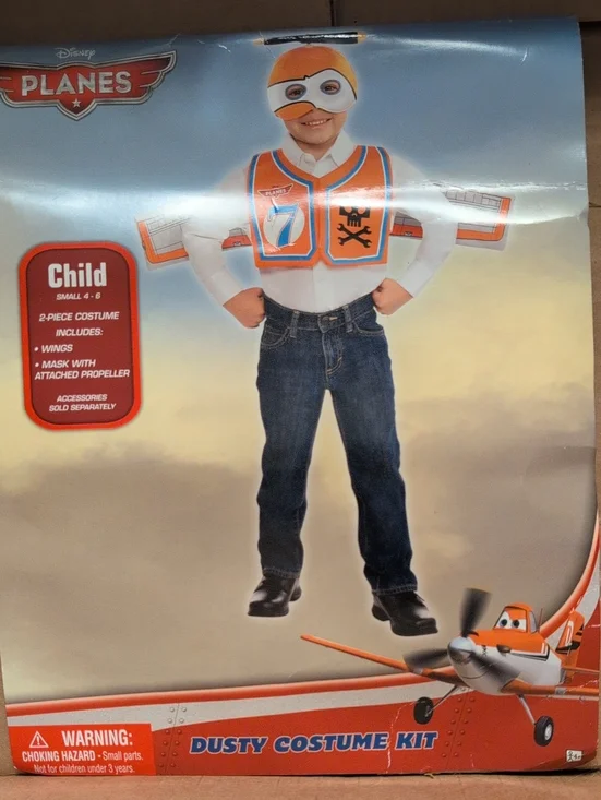 Disney Dusty Planes Costume - Orange and White