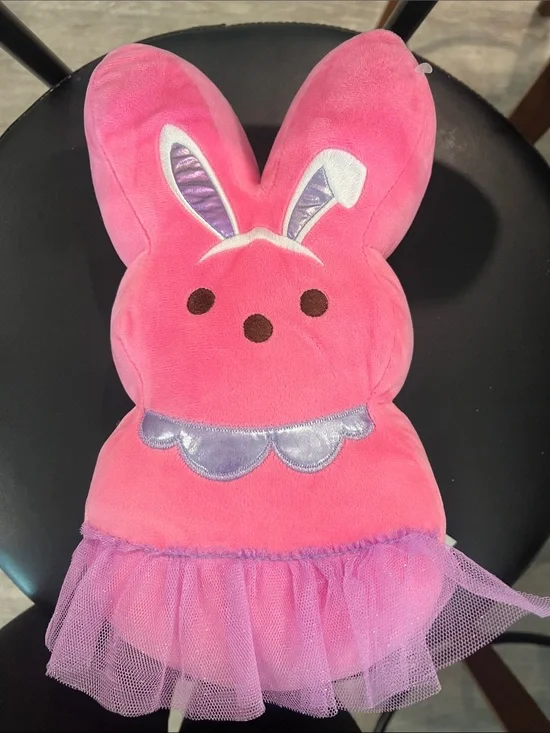 PEEPS 12” PLUSHIE Pink Bunny w/ tutu