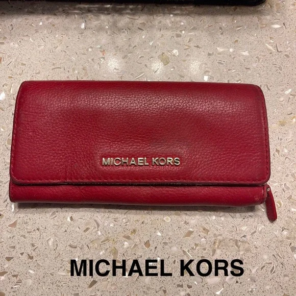 Michael Kors Cherry Red Wallet