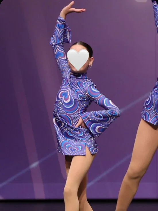 70's Inspired Disco Shift Dress Jazz Costume