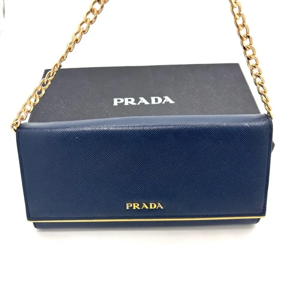 Prada Blue‎ Wallet | comes with box