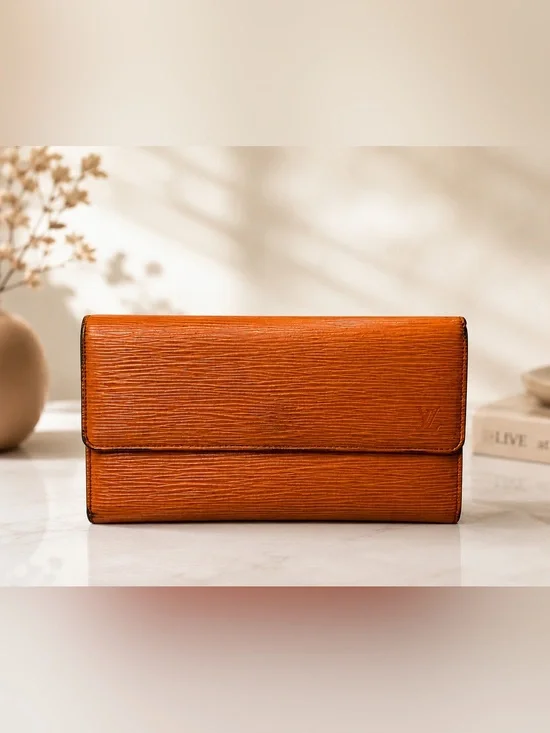 LOUIS VUITTON EPI ORNAGE WALLET FALL VIBES​​​​​