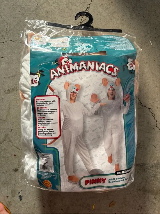 Pinky White Animaniacs Pinky Mouse Costume