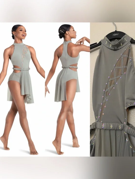 Revolution Tenth House dance costume gray MOONS OF JUPITER TH23140 LA adult