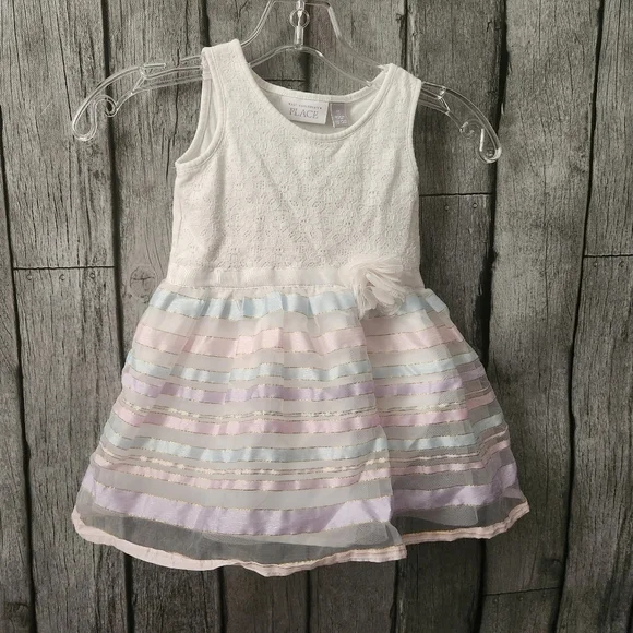 The Children's‎ Place Striped Sleeveless Dress