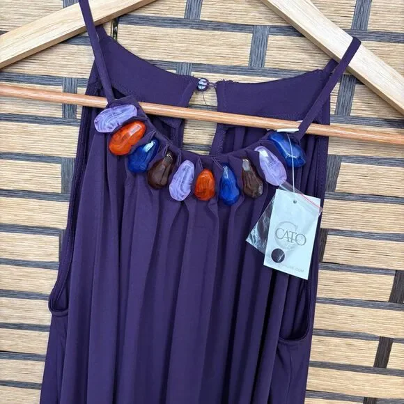 Cato Purple‎ Maxi Dress Size Small