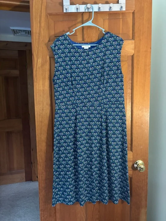 Boden Floral Sleeveless Dress Size 14L