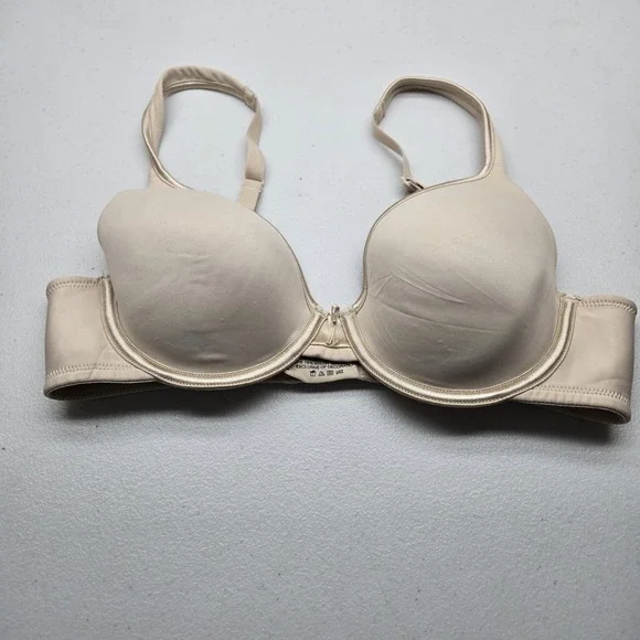 Vanity Fair Women Bra 34C Beige‎ 75335 T Shirt Underwired Convertible