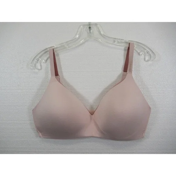 Calvin Klein T-Shirt Bra Large Pink Wireless Lightly Lined QP2931S