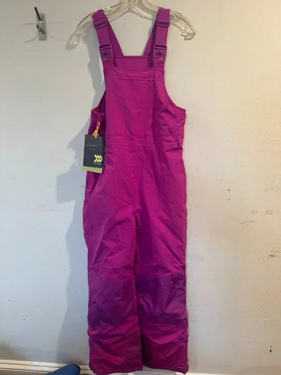 All In Motion Snow Pink Bib Girls size XL 14 Brand New