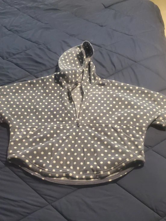 Girls Fleece Poncho