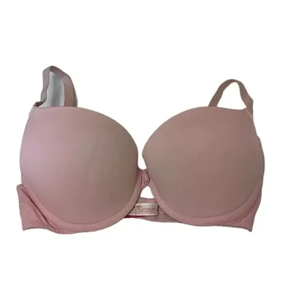 Victoria's Secret Pink Wear Everywhere Push Up Bra Y2k Size 32D Mcbling Barbie